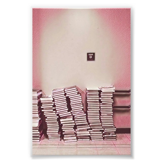 International school library day gift idea photo print (Front)