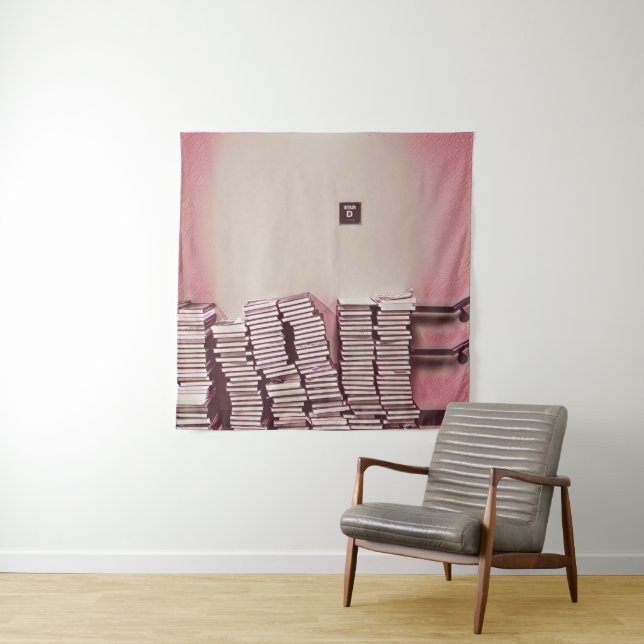 International school library day gift idea tapestry (In Situ)