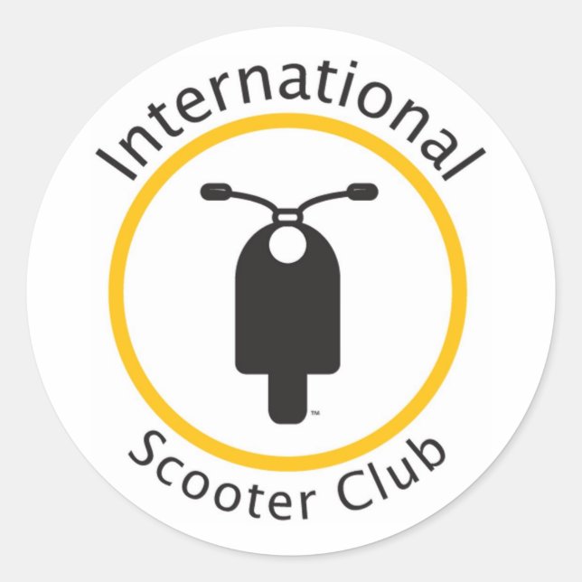 International Scooter Club Sticker (Front)