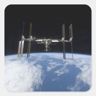 International Space Station 11 Square Sticker