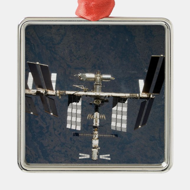 International Space Station 13 Metal Ornament (Front)