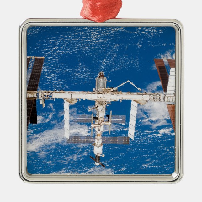 International Space Station 17 Metal Ornament (Front)