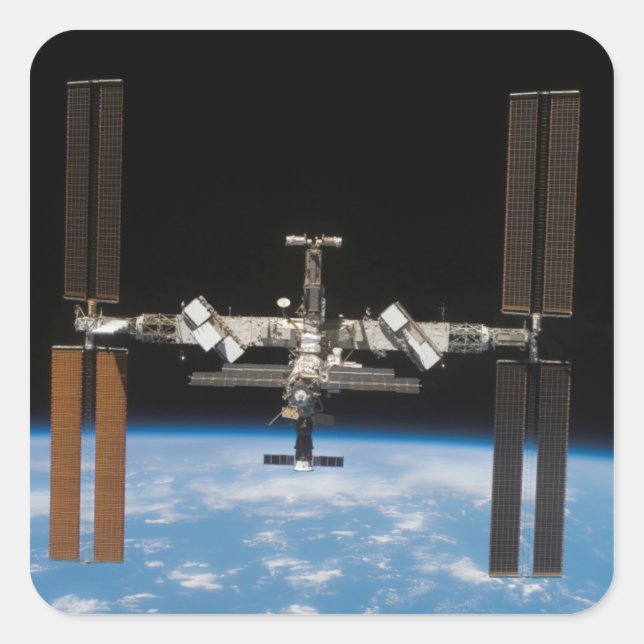 International Space Station 19 Square Sticker (Front)
