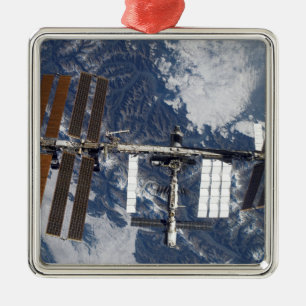 International Space Station 22 Metal Ornament