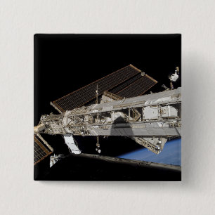 International Space Station 23 15 Cm Square Badge
