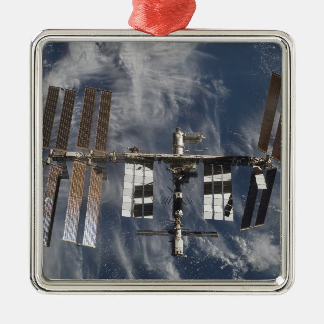 International Space Station 25 Metal Tree Decoration (Front)