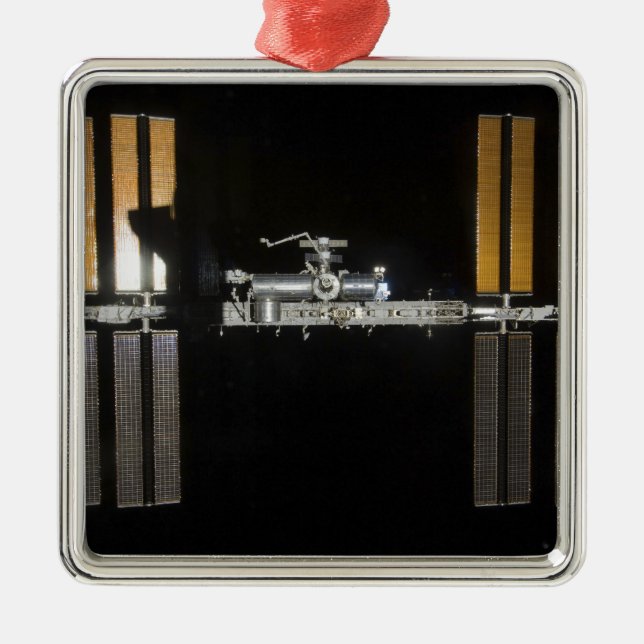 International Space Station 2 Metal Ornament (Front)