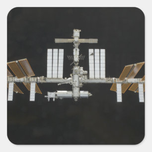 International Space Station 3 Square Sticker