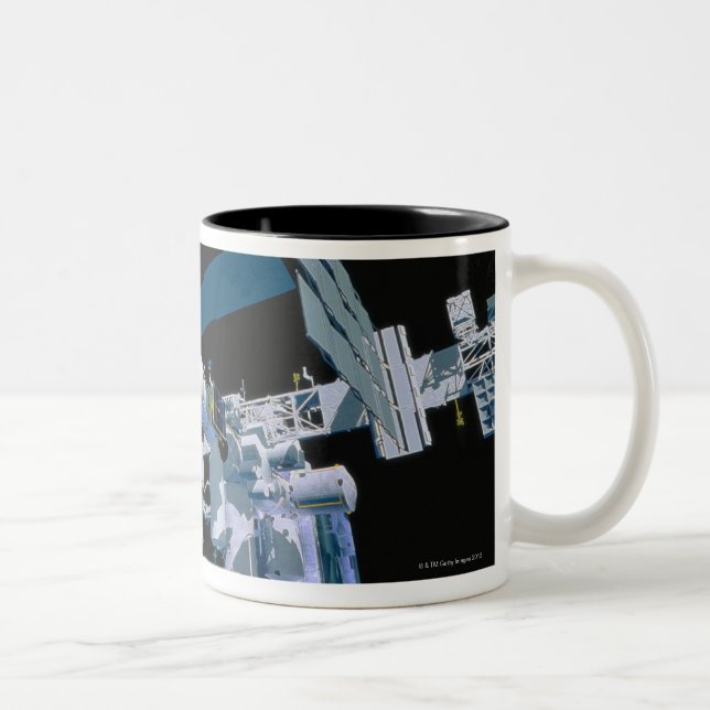 International Space Station 3 Two-Tone Coffee Mug (Right)