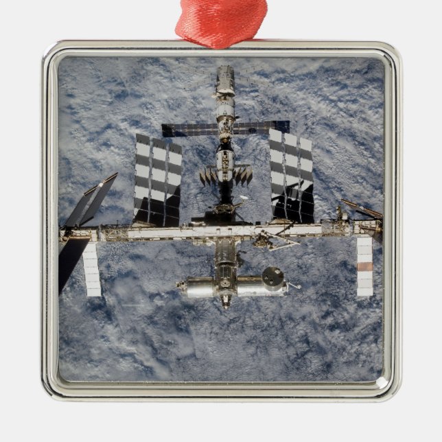 International Space Station 6 Metal Ornament (Front)