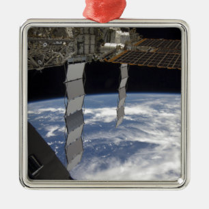 International Space Station 7 Metal Ornament