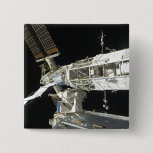 International Space Station 8 15 Cm Square Badge