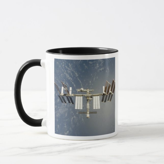 International Space Station backdropped Mug (Left)