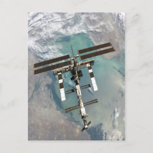 International Space Station higher point and view Postcard