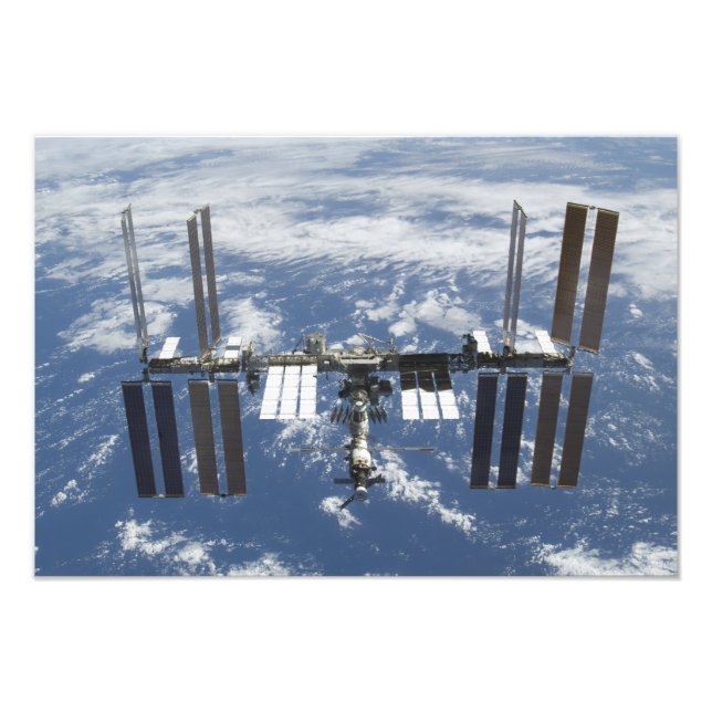 International Space Station in orbit 2 Photo Print (Front)