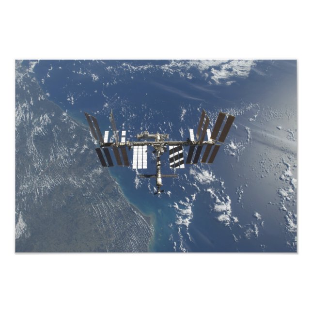 International Space Station in orbit 3 Photo Print (Front)