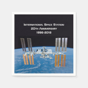 International Space Station ISS 20th Anniversary Napkin