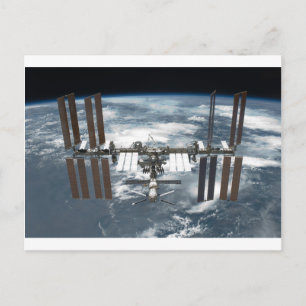 International Space Station ISS, Endeavour 2011 Postcard