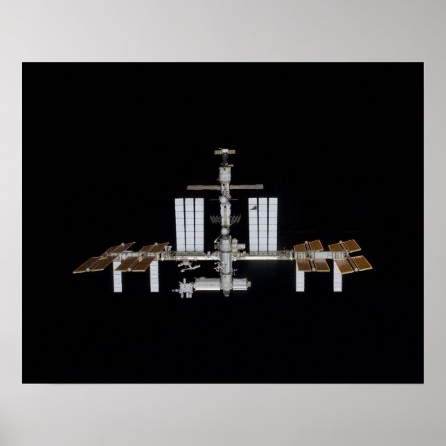 International Space Station (ISS) Poster (Front)