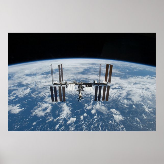 International Space Station (ISS) Poster (Front)