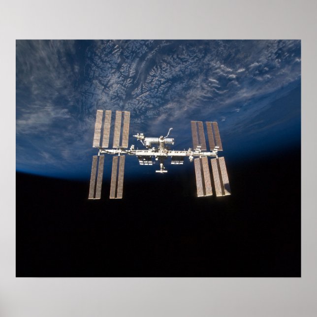 International Space Station (ISS) Poster (Front)