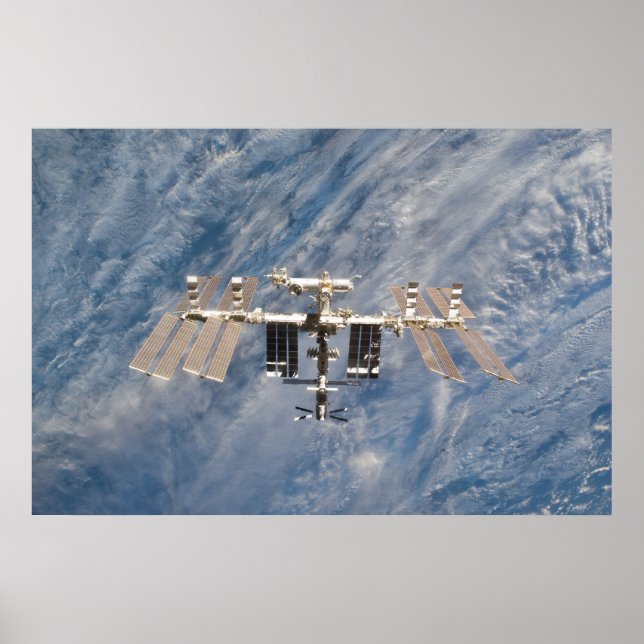 International Space Station (ISS) Poster (Front)