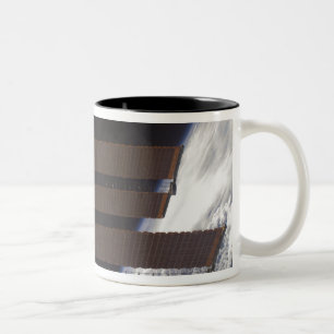 International Space Station's solar array panel Two-Tone Coffee Mug