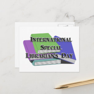 International Special Librarian's Day Postcard