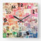 International Stamp Clock (with numbers)