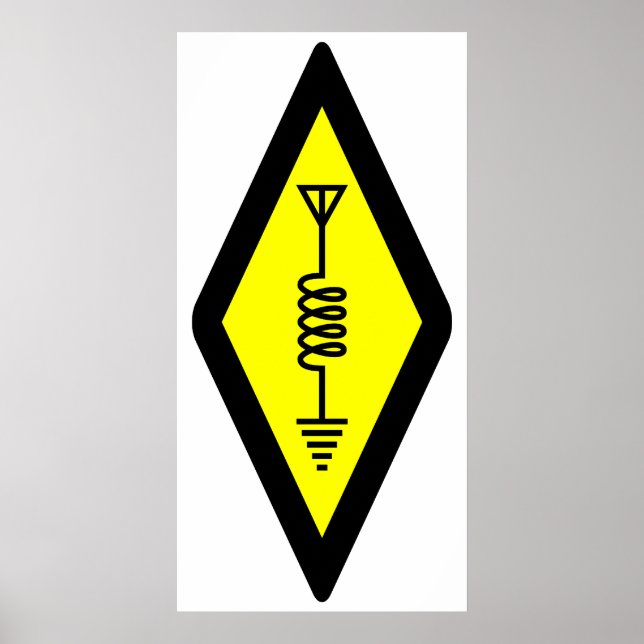International Symbol for Amateur Radio Poster (Front)