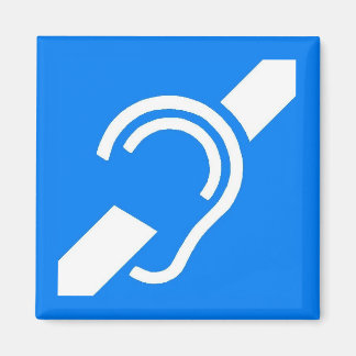 International Symbol for the Deaf Magnet