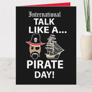 International Talk Like A Pirate Day Card