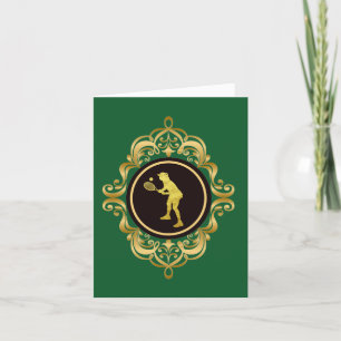 International  Tennis Day Greeting Card - Female