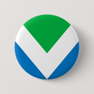 International Vegan Flag 6 Cm Round Badge