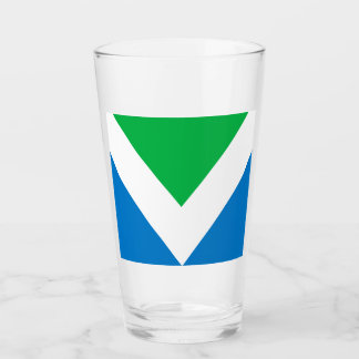International Vegan Flag Glass