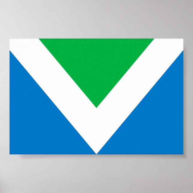 International Vegan Flag Poster (Front)