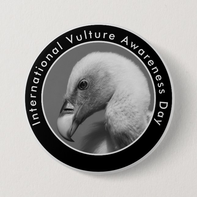 International Vulture Awareness Day 7.5 Cm Round Badge (Front)