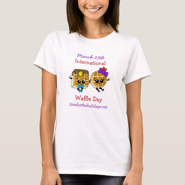 International Waffle Day  T-Shirt (Front)