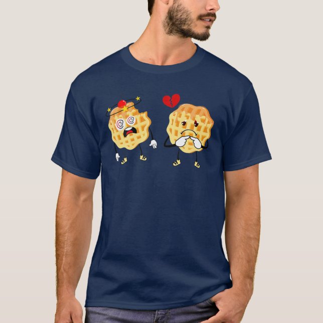 International Waffle Day Waffle Lover T-Shirt (Front)