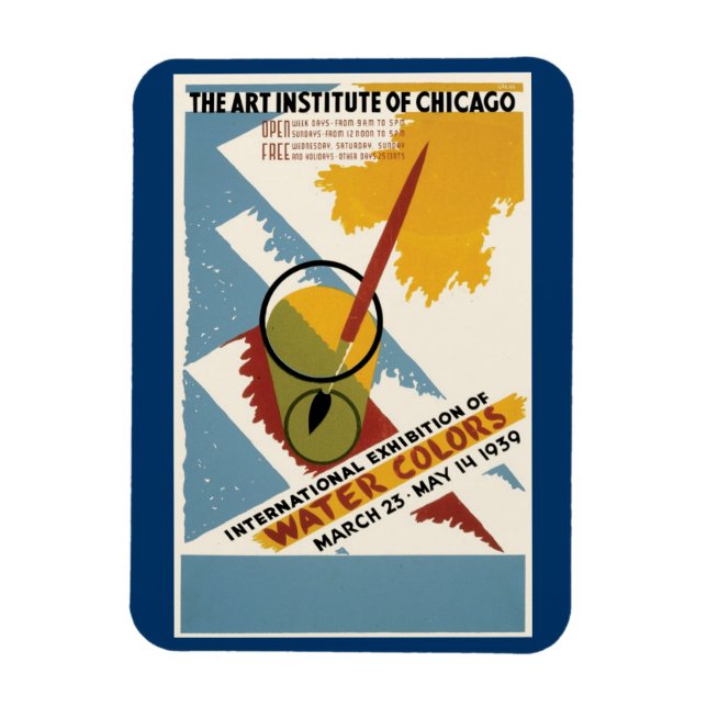 International Water Colour Exhibition Magnet (Vertical)
