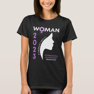 International Women s Day 2023 Embrace Equity 8 3  T-Shirt