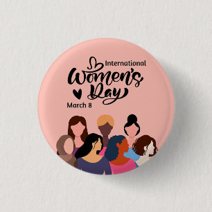 International Women’s Day 2025 3 Cm Round Badge