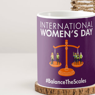International Women’s Day 2026 Balance The Scales Coffee Mug