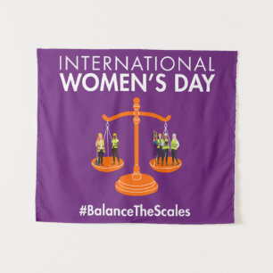 International Women’s Day 2026 Balance The Scales Tapestry