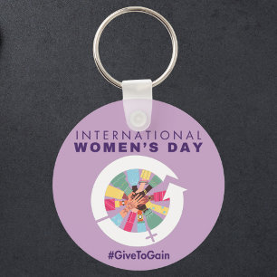 International Women’s Day 2026 Give To Gain Key Ring