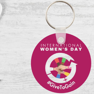 International Women’s Day 2026 Give To Gain Key Ring