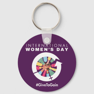 International Women’s Day 2026 Give To Gain Key Ring