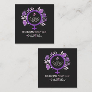International Women’s Day 2026 March 8 Enclosure Card