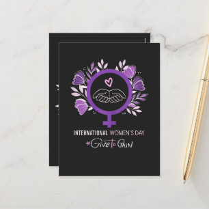 International Women’s Day 2026 March 8 Holiday Postcard