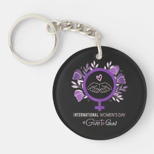 International Women’s Day 2026 March 8 Key Ring